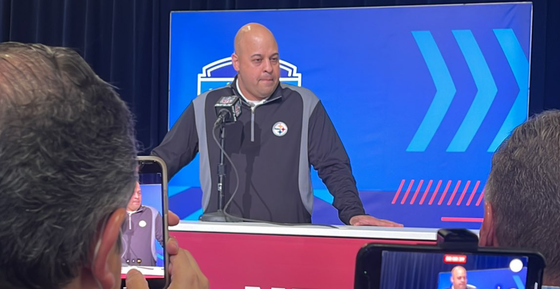 Steelers Gm Omar Khan Revealed At The Nfl Combine Exactly How Long